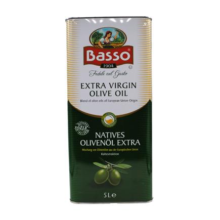 Picture of Basso Italian Extra Virgin Olive Oil Tin (5Ltr)