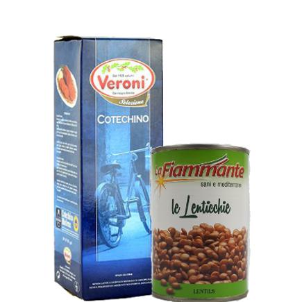 Picture of New Years Eve Bundle 2 - Cotechino 500g + Fiammante Lentils 400g
