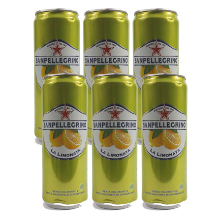 Picture of San Pellegrino Limonata/Lemon Cans Multipack (6x330ml)
