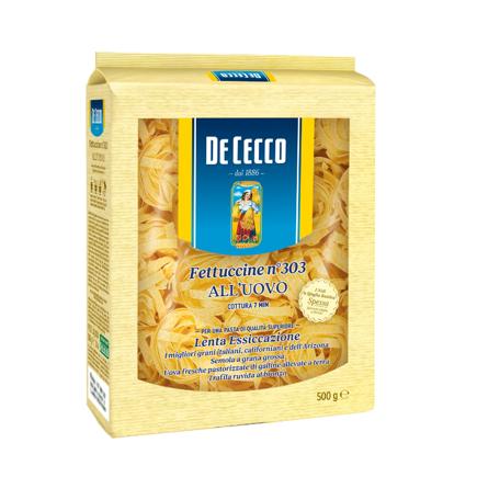 Picture of De Cecco Fettuccine All'Uovo/Egg Pasta (500g)