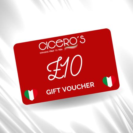 Picture of Cicero's £10 Gift Voucher