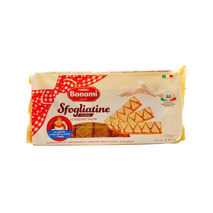 Picture of Bonomi Sfogliatine Glazed Puff Pastry Biscuits (135g)