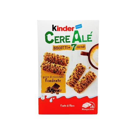 Picture of Kinder Cereal Biscuits With Dark Chocolate Chips x6 Minipacks (204g)