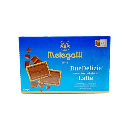 Picture of Melegatti Double Sided Biscuits with Milk Chocolate  (200g)