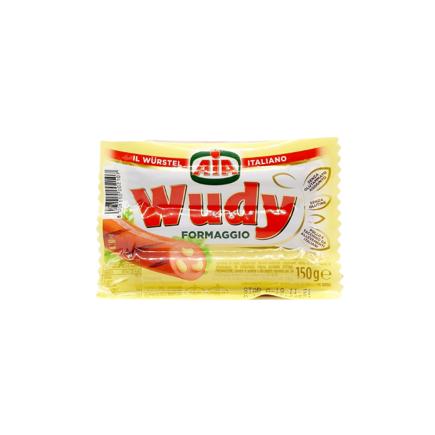 Picture of Aia Wudy Formaggio Small Italian Wurstel Sausage Snack With Cheese x3 (150g)