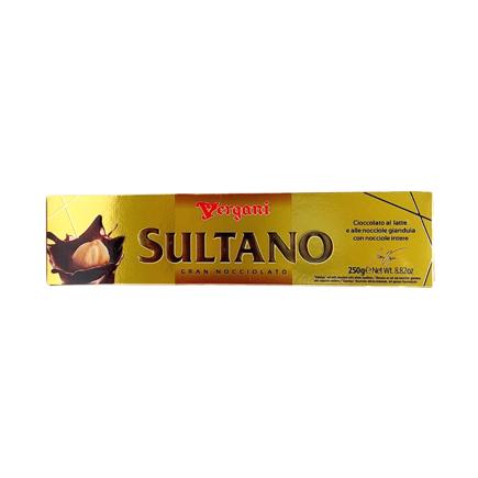 Picture of Vergani Sultano Gianduia Milk Chocolate With Whole Hazelnuts (250g)
