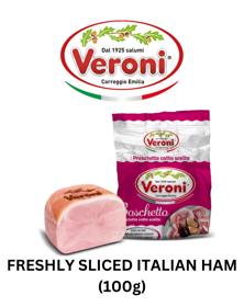 Picture of Veroni Freshly Sliced Italian Ham (100g)(vacuum Packed)