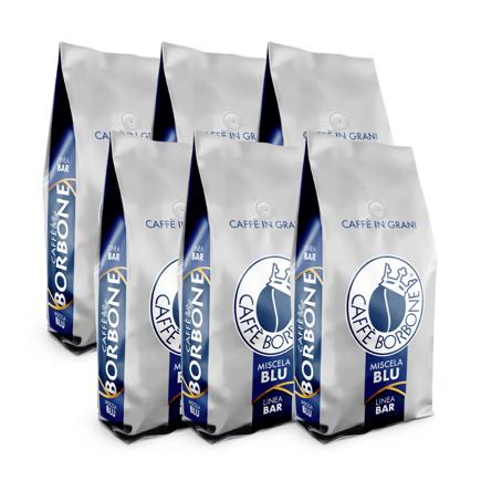 Picture of Borbone Bar Blue Blend Coffee Beans (6 x 1Kg)