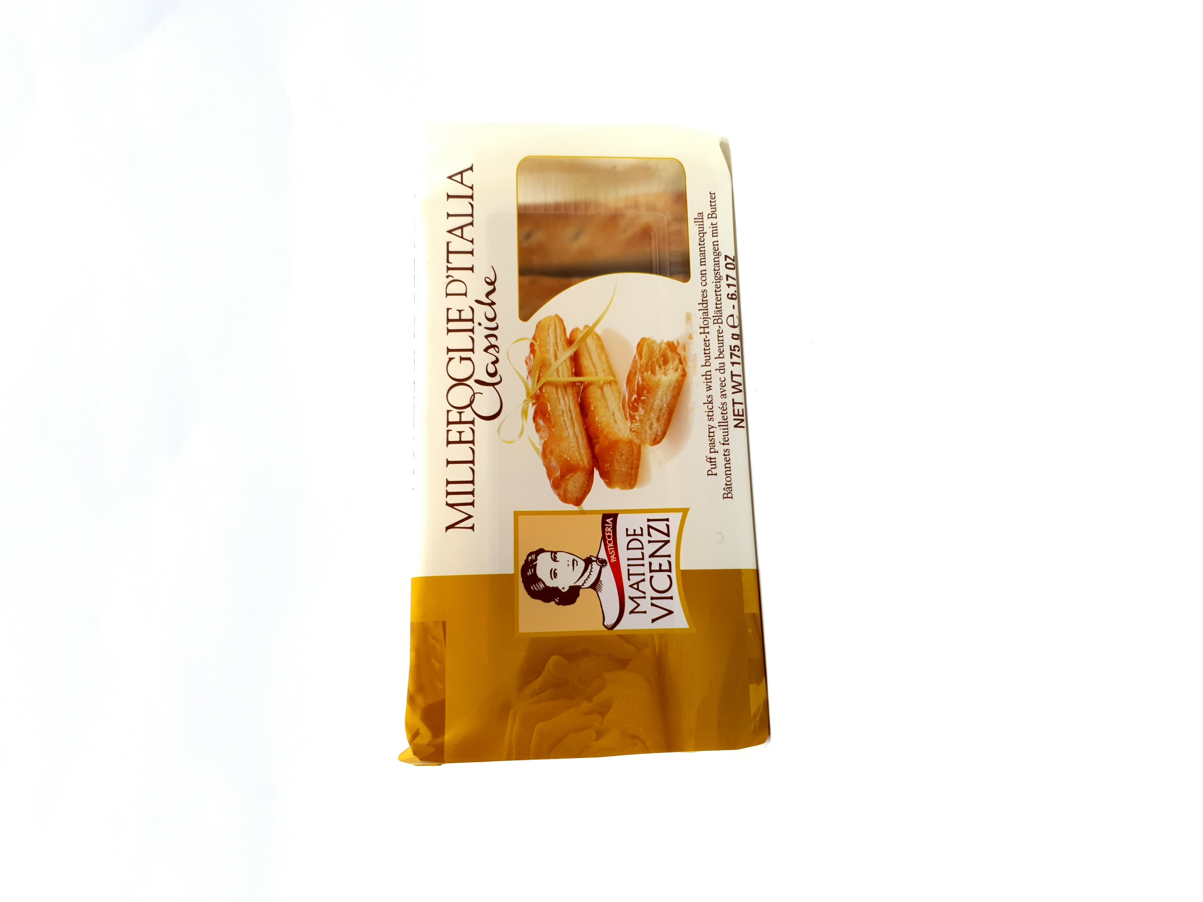 Picture of Matilde Vicenzi Classic Puff Pastry Sticks Millefoglie (125g)