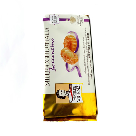 Picture of Matilde Vicenzi Puff Pastry With Milk Cream Bocconcini (125g)