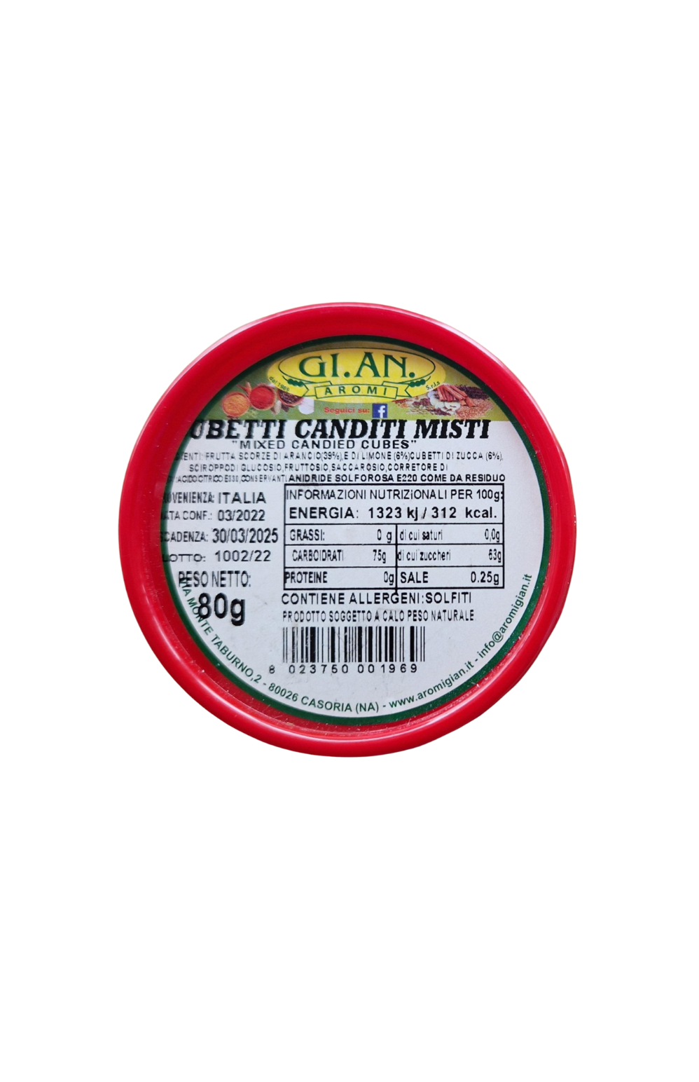 Picture of Bellanca Mix Candied Cubes / Frutta Canditi (50g)