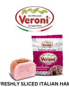 Picture of Veroni Freshly Sliced Italian Ham (200g)(vacuum Packed)