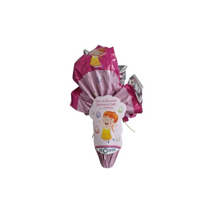 Picture of Di Costa Girl Easter Egg Milk Chocolate 150g 