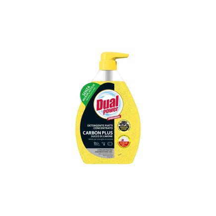 Picture of Dual Power Washing up Soap Concentrate Carbon Plus Lemon 600ml