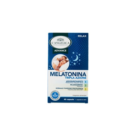 Picture of L'angelica Melatonin Triple Action (40 Capsules)