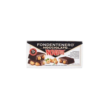 Picture of Novi Extra Dark Chocolate Bar With Whole Hazelnuts (130g)