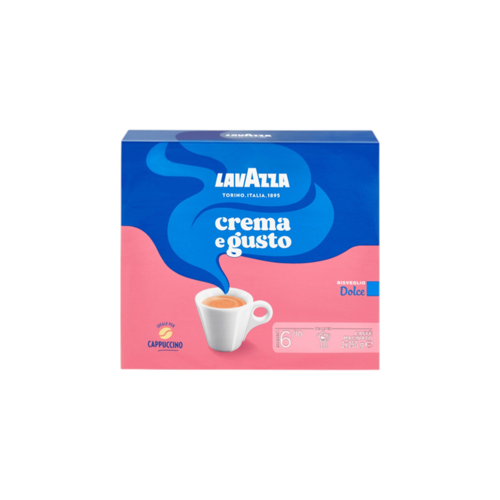 Picture of Lavazza Crema e Gusto Dolce Ground Coffee (2x250g)