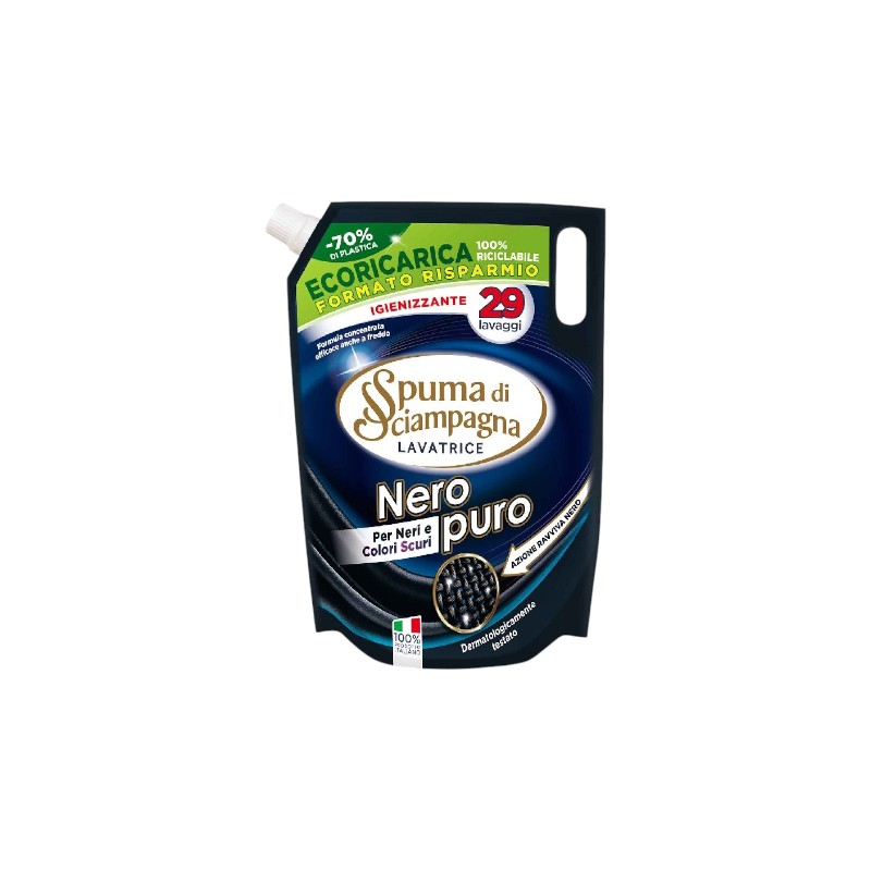 Picture of Spuma Di Ciampagna Delicate Laundry Soap Pure Black 29 Washes (1305ml)