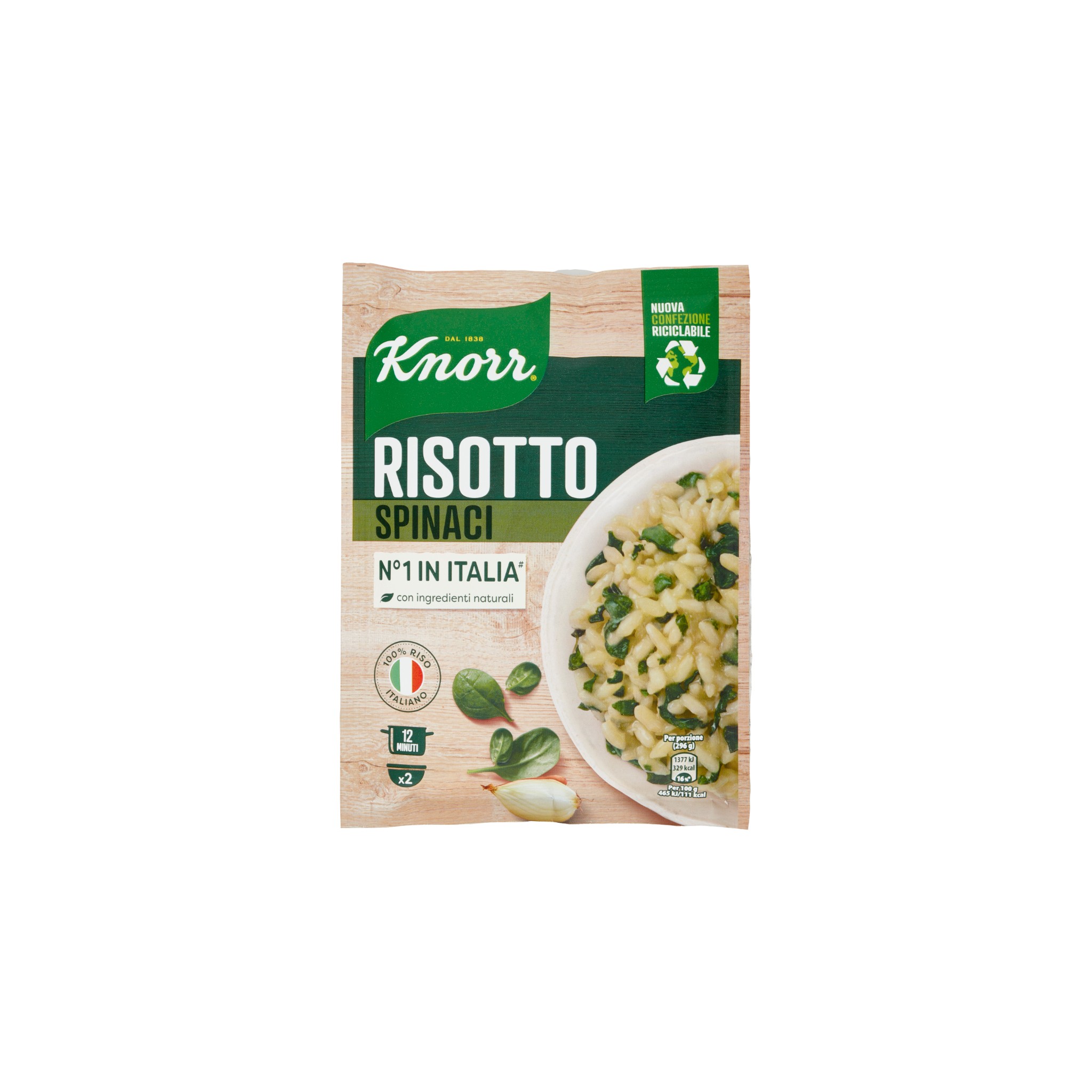 Picture of Knorr Quick Cook Risotto Spinaci/Spinach (175g)